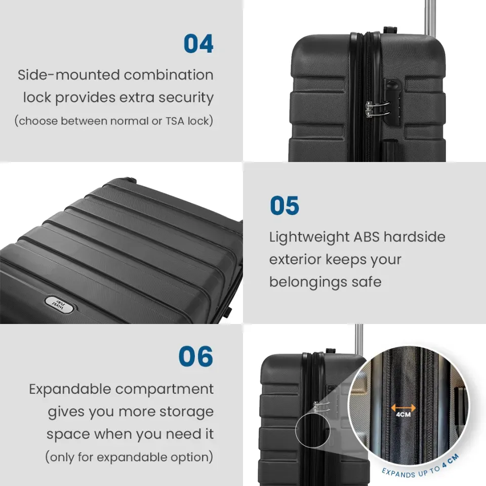 World Polo 24 inch Lightweight Luggage (3612-24 MU)