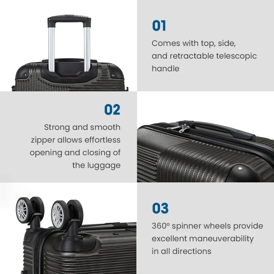 World Polo 24 inch Lightweight Luggage (3612-24 MU)