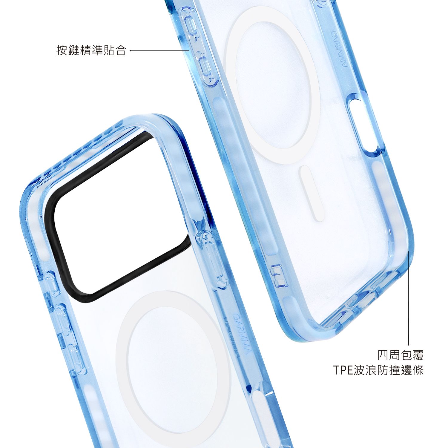 Sanrio Garmma iPhone 17 Air MagSafe Case, Cinnamoroll Blue Flower Sea