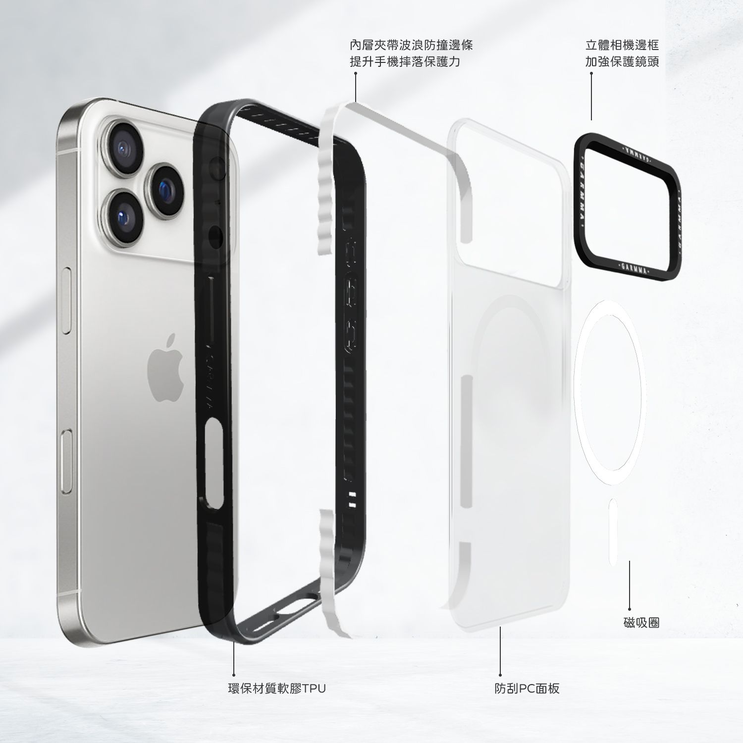 Sanrio Garmma iPhone 17 Air MagSafe Case, Cinnamoroll Blue Flower Sea