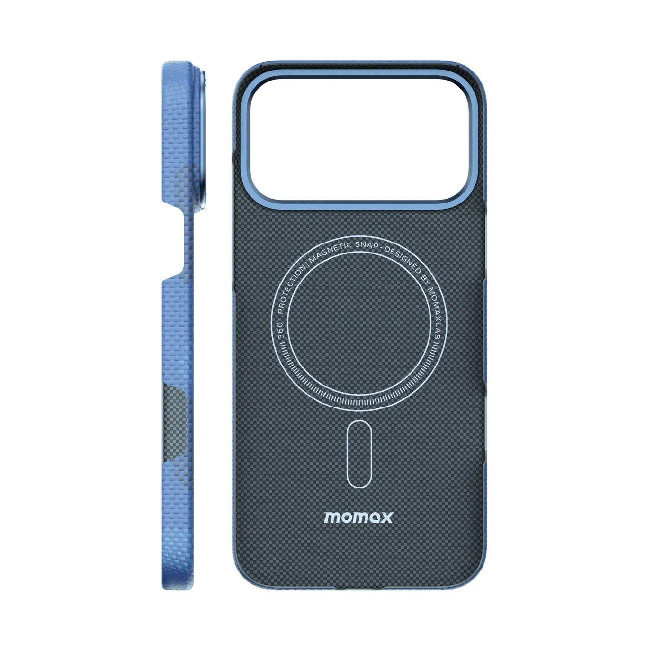 Momax iPhone 17 Pro Max Aramid Case, Blue