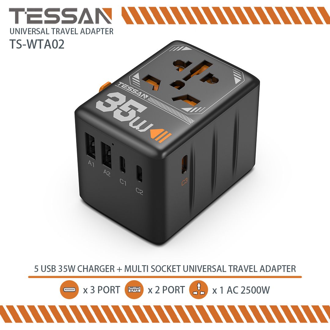 Tessan Universal Adapter TS-WTA02-WHB