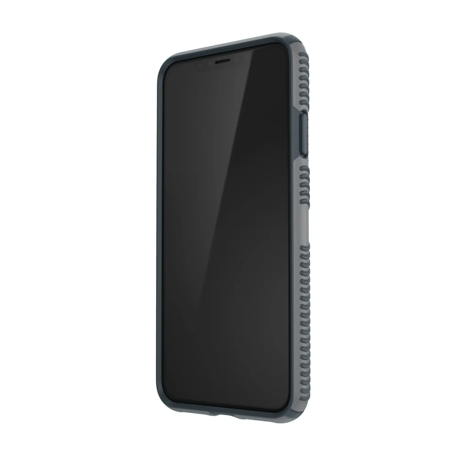 Speck iPhone Xs Max Presidio Grip, Graphite Grey/Charcoal Grey