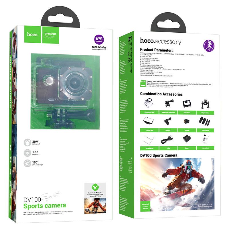 hoco DV100 Sports Camera