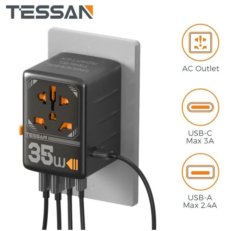 Tessan Universal Adapter TS-WTA02-WHB