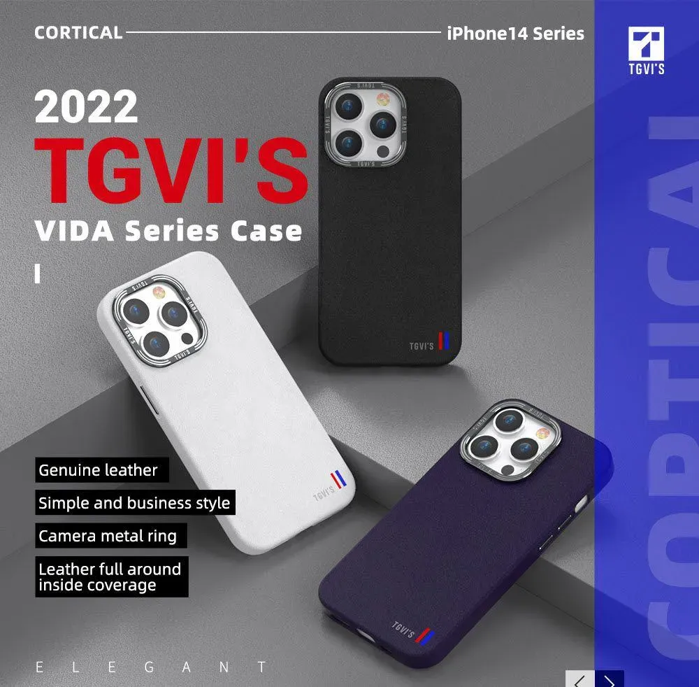 TGViS iPhone 14 Pro Max Vida Series, Black