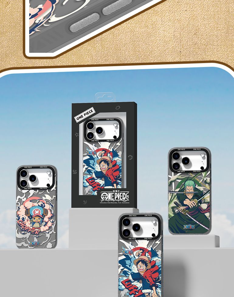 One Piece iPhone 17 Pro Max MagSafe Case, Aurora Luffy