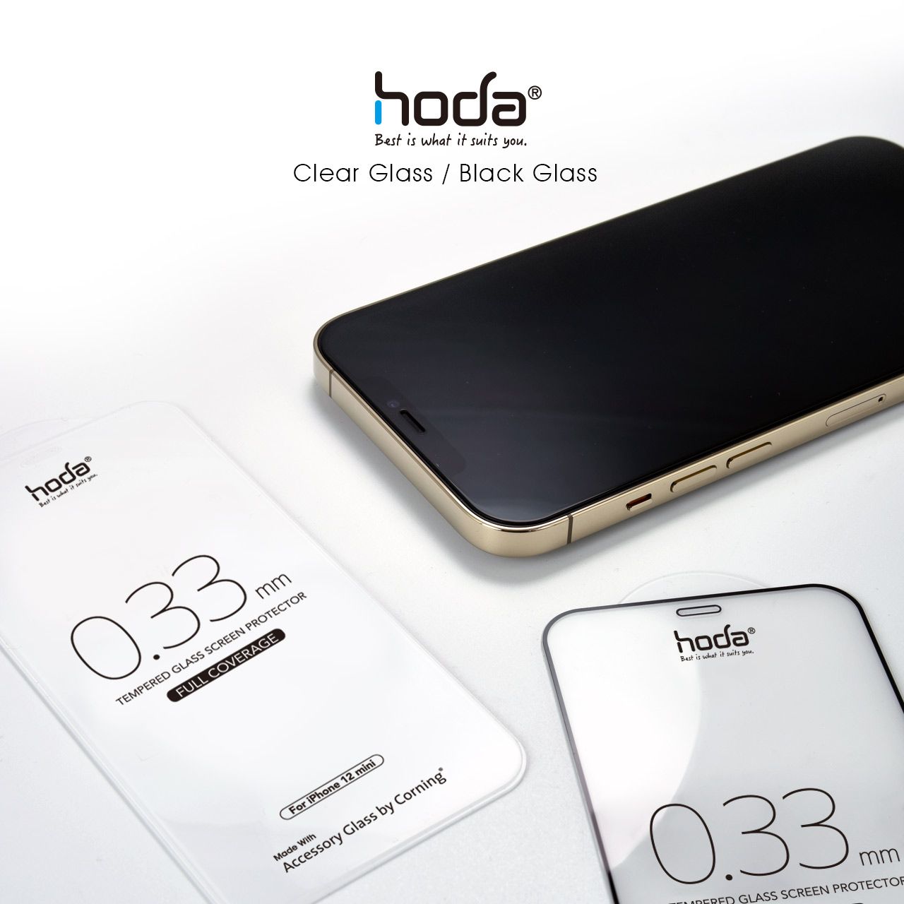 Hoda iPhone 12 Pro Max  AGBC Tempered Glass