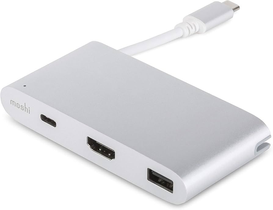 Moshi USB-C 3.1 Multiport Adapter, Silver