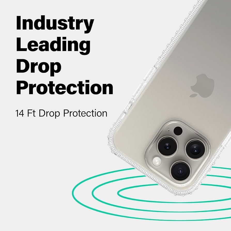 Incipio iPhone 15 Pro Max Grip for MagSafe, Clear