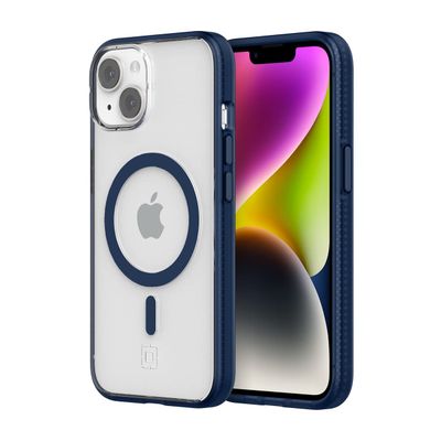 Incipio iPhone 14 Plus Idol for Magsafe, Midnight Navy/Clear