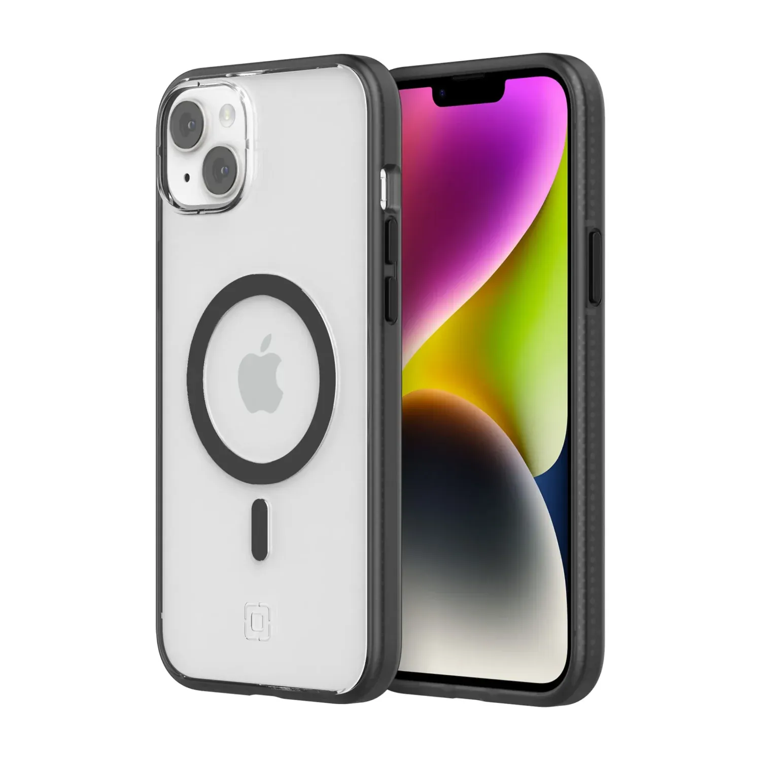 Incipio iPhone 14 Plus Idol for Magsafe, Black/Clear