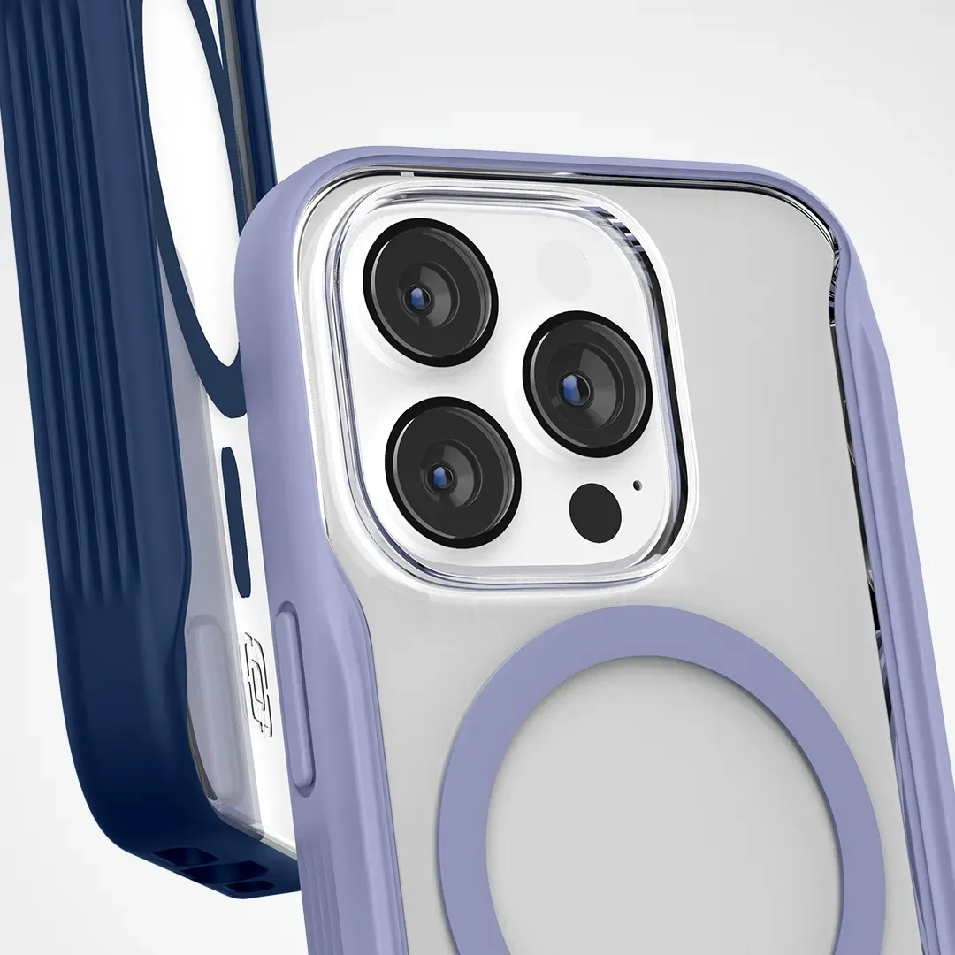 Incipio iPhone 14 Pro AeroGrip for MagSafe, Midnight Navy/Clear