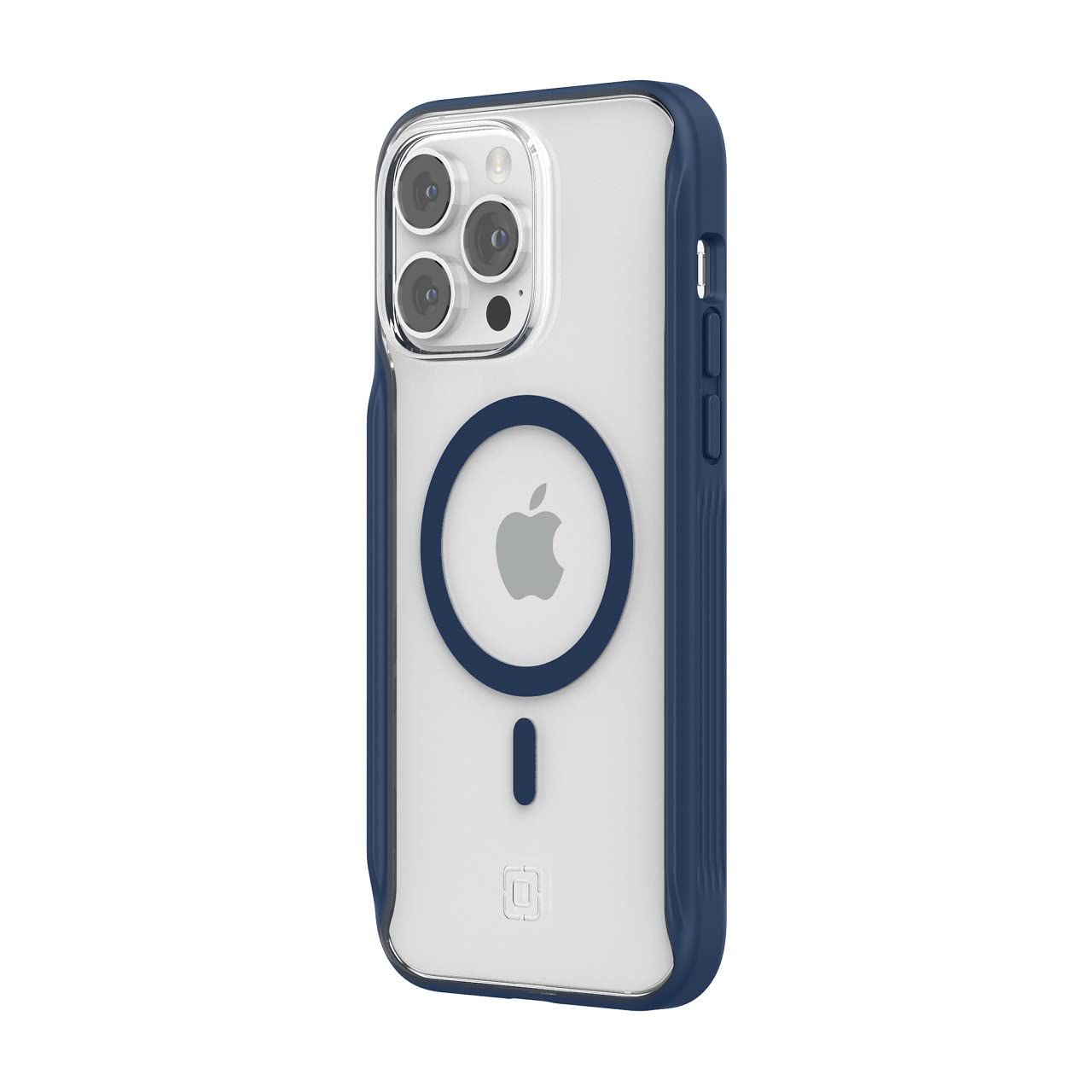 Incipio iPhone 14 Pro Max AeroGrip for MagSafe, Midnight Navy/Clear