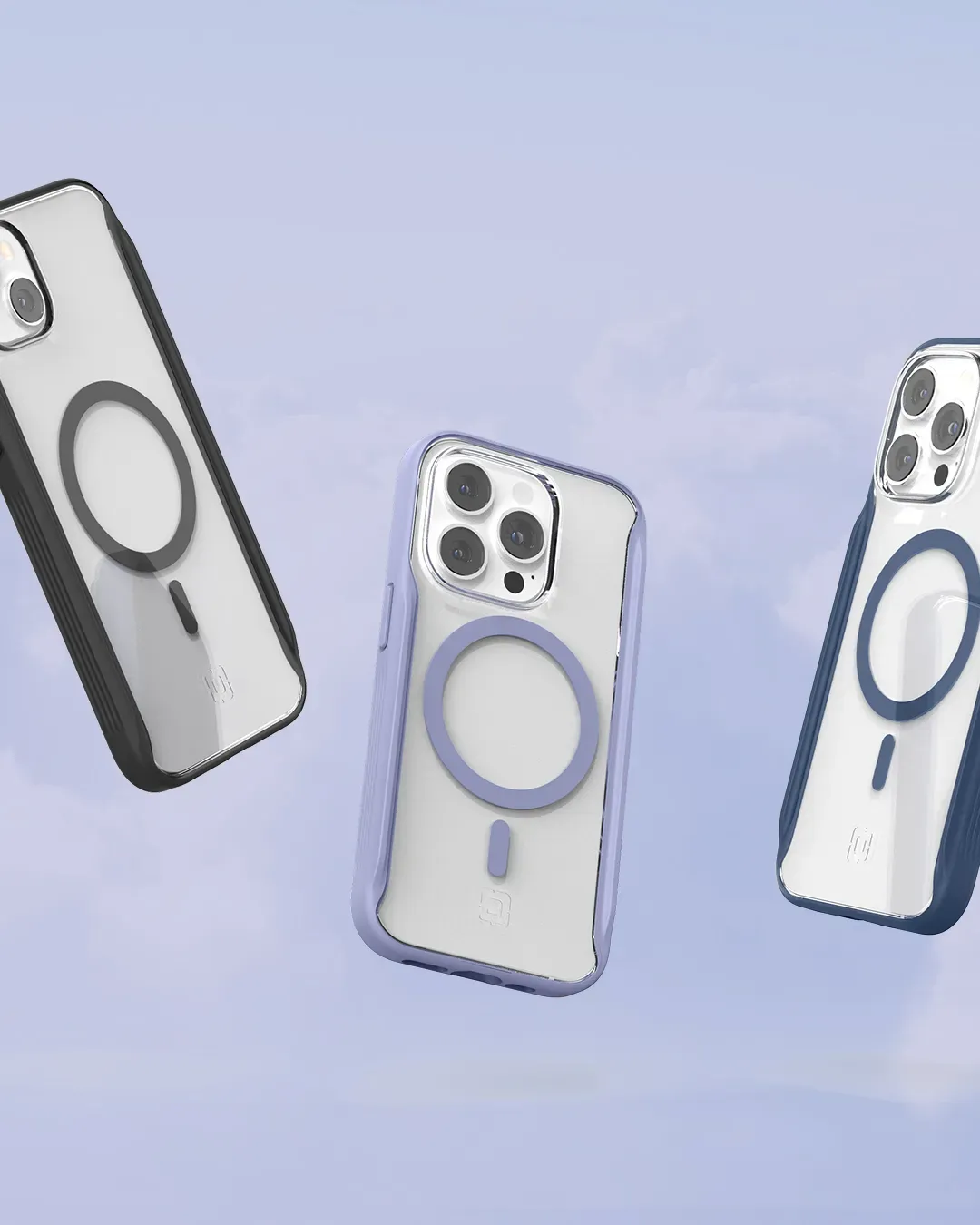 Incipio iPhone 14 Pro AeroGrip for MagSafe, Misty Lavender/Clear