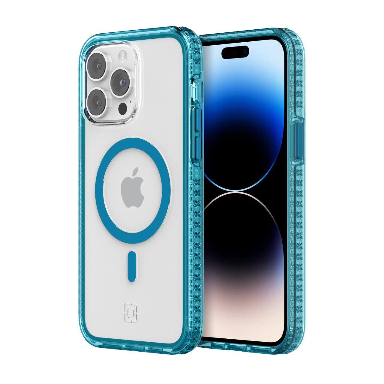 Incipio iPhone 14 Pro Grip for MagSafe, Bluejay/Clear