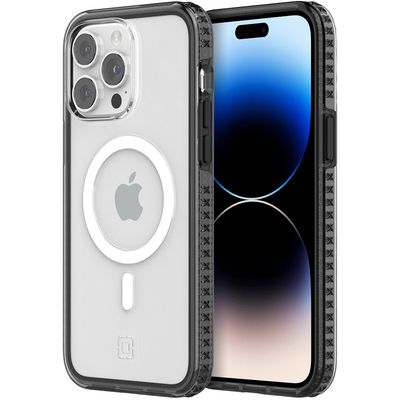 Incipio iPhone 15 Pro Max Grip for MagSafe, Black/Clear