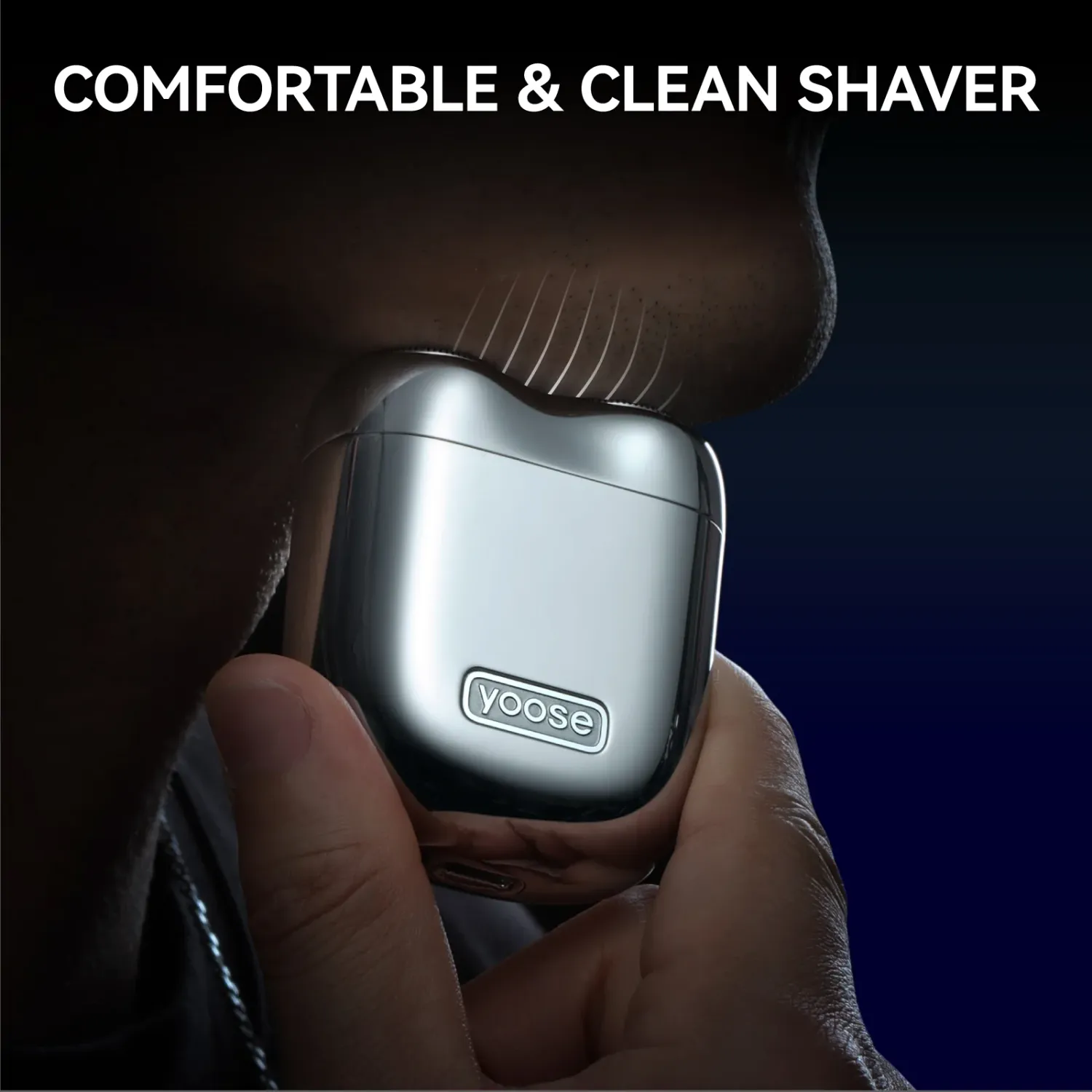 Yoose Portable Mini Shaver, Silver
