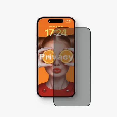 Anank iPhone 16 Pro Max Glass, 2.5D 360 Degree PRIVACY