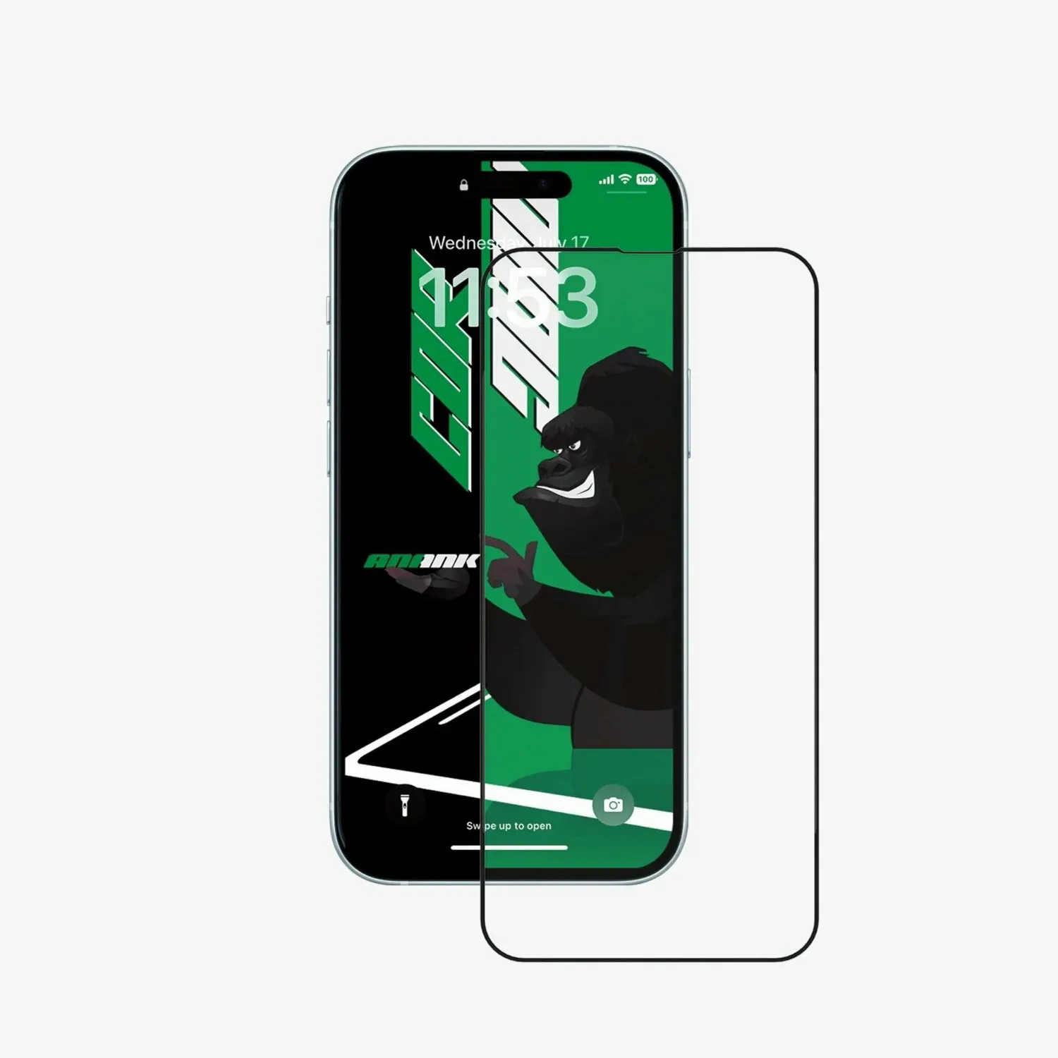 Anank iPhone 16 Plus/15 Plus 2.5D T.Glass ,Clear