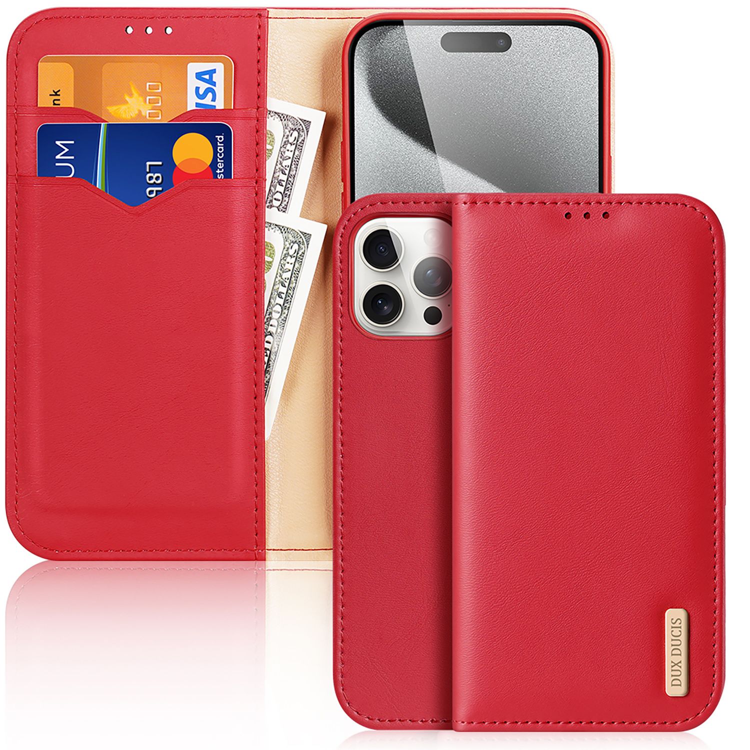 Dux Ducis iPhone 15 Pro Hivo, Red