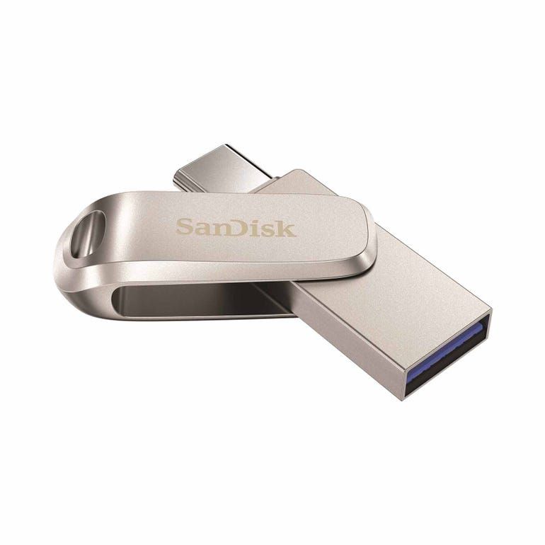 Sandisk 256GB Type A and C USB Flash Drive