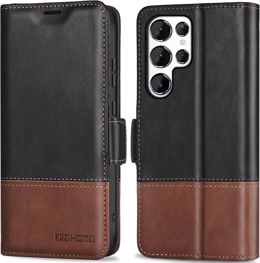 TDG Samsung S25 Ultra Q6 Detachable FlipCase, BlackBrown