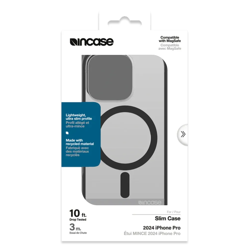 Incase Slim Case for iPhone 16 Pro Max, Black