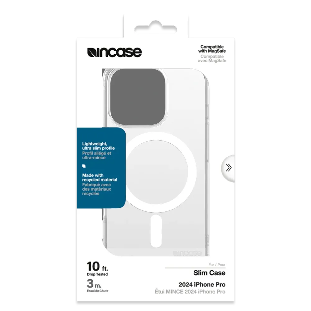 Incase Slim Case for iPhone 16 Pro Max, Clear