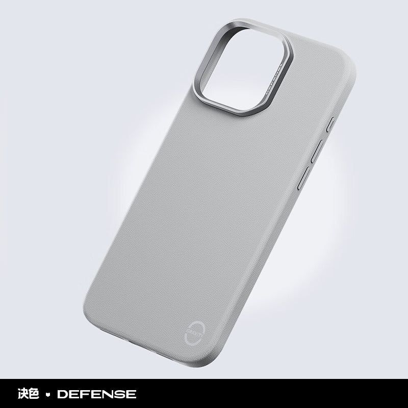 x-doria Defense iPhone 16 Pro Max Light Leather MagSafe Case, White