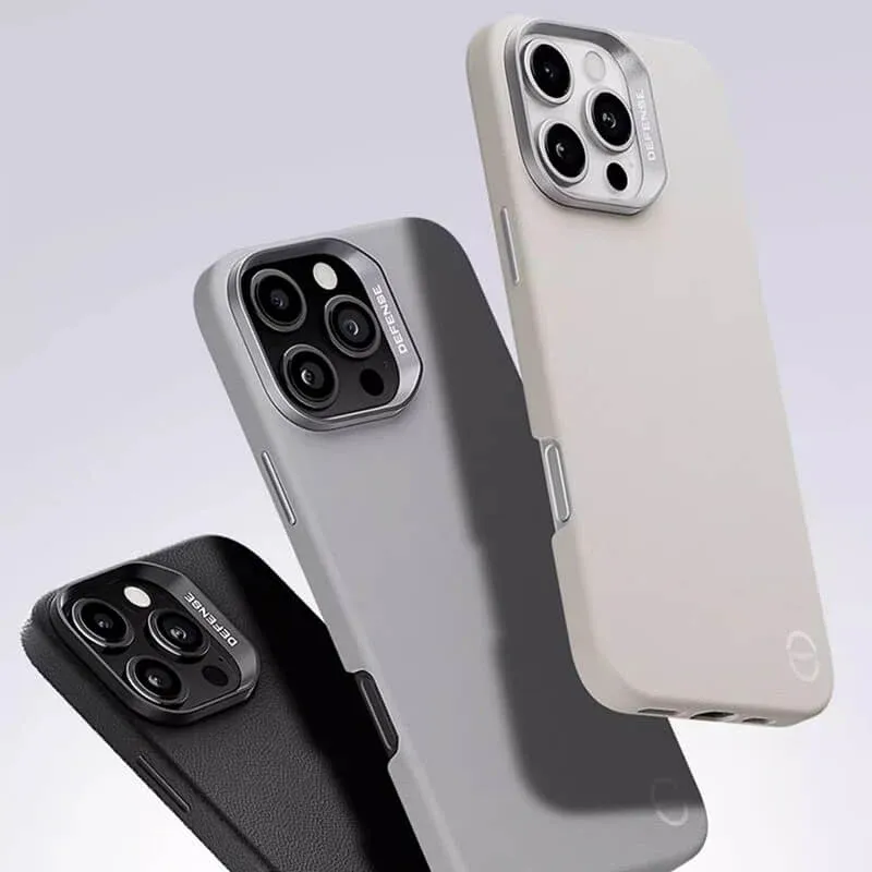 x-doria Defense iPhone 16 Pro Max Light Leather MagSafe Case, White