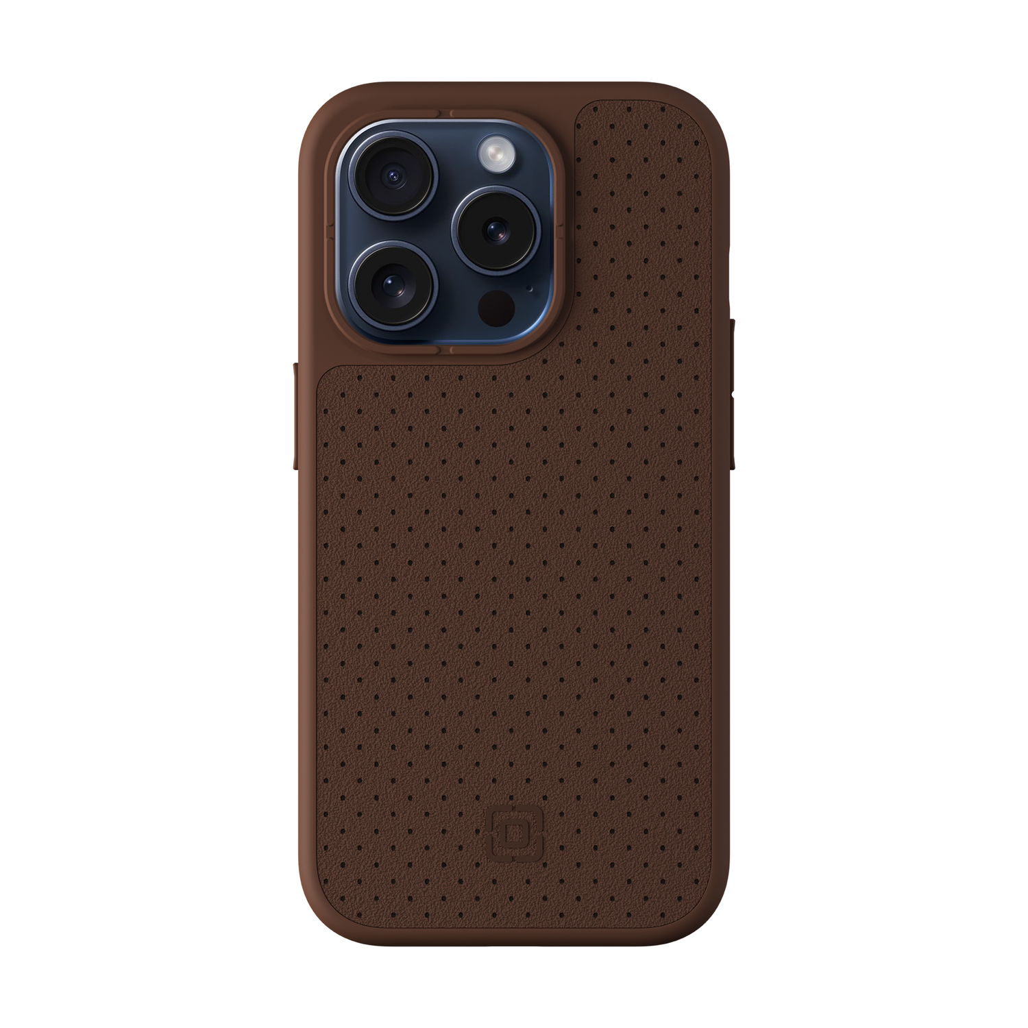 Incipio iPhone 15 Pro cru. Protective for MagSafe, Brown Faux Leather