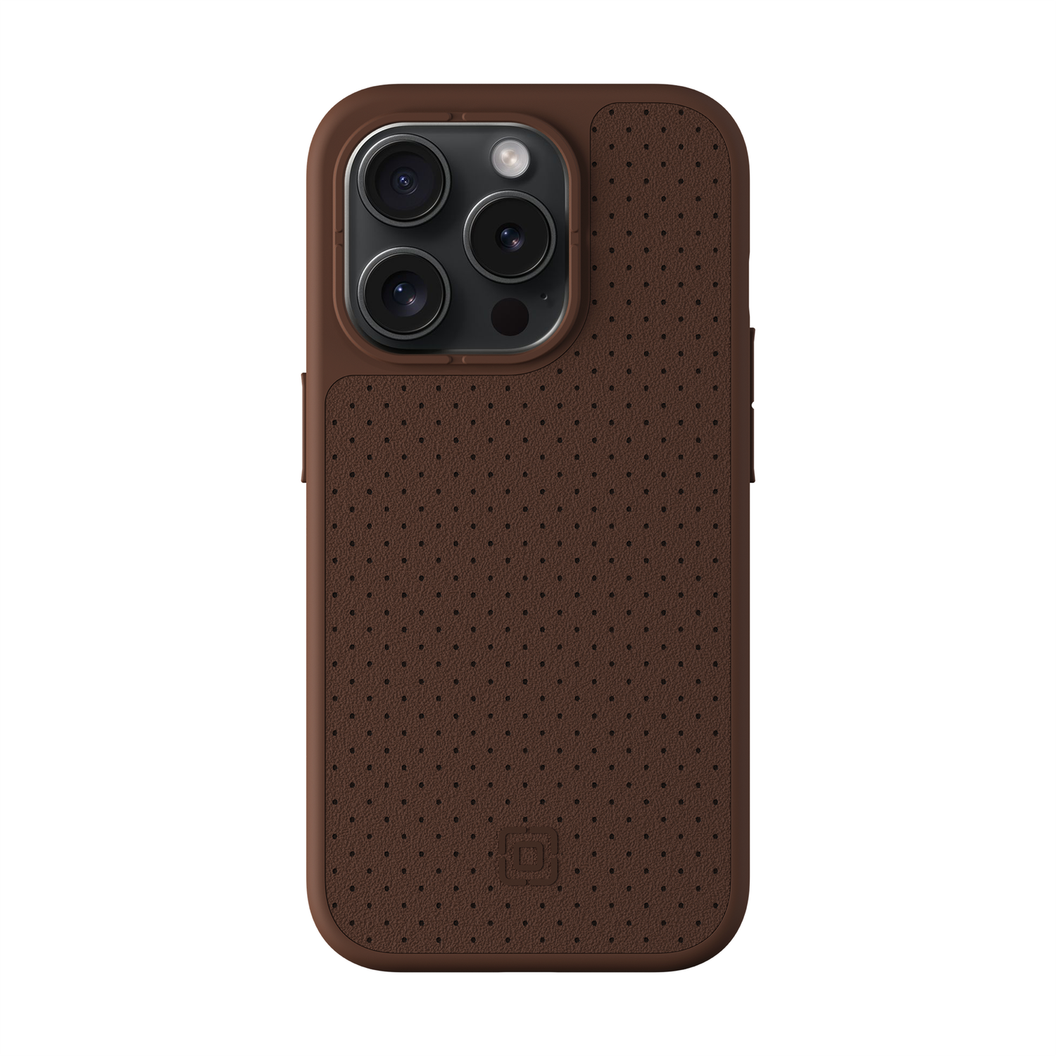 Incipio iPhone 15 Pro cru. Protective for MagSafe, Brown Faux Leather