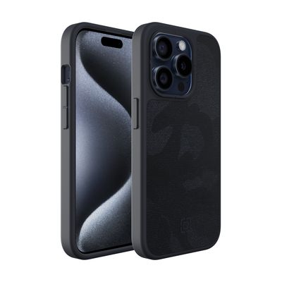 Incipio iPhone 15 Pro cru. Protective for MagSafe, Navy Camo