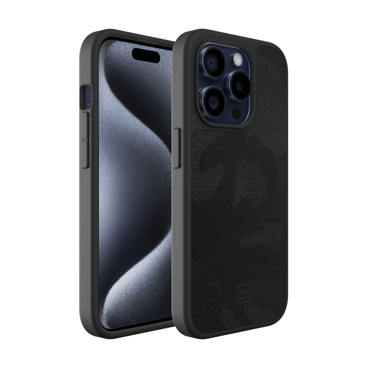 Incipio iPhone 15 Pro cru. Protective for MagSafe, Black Camo