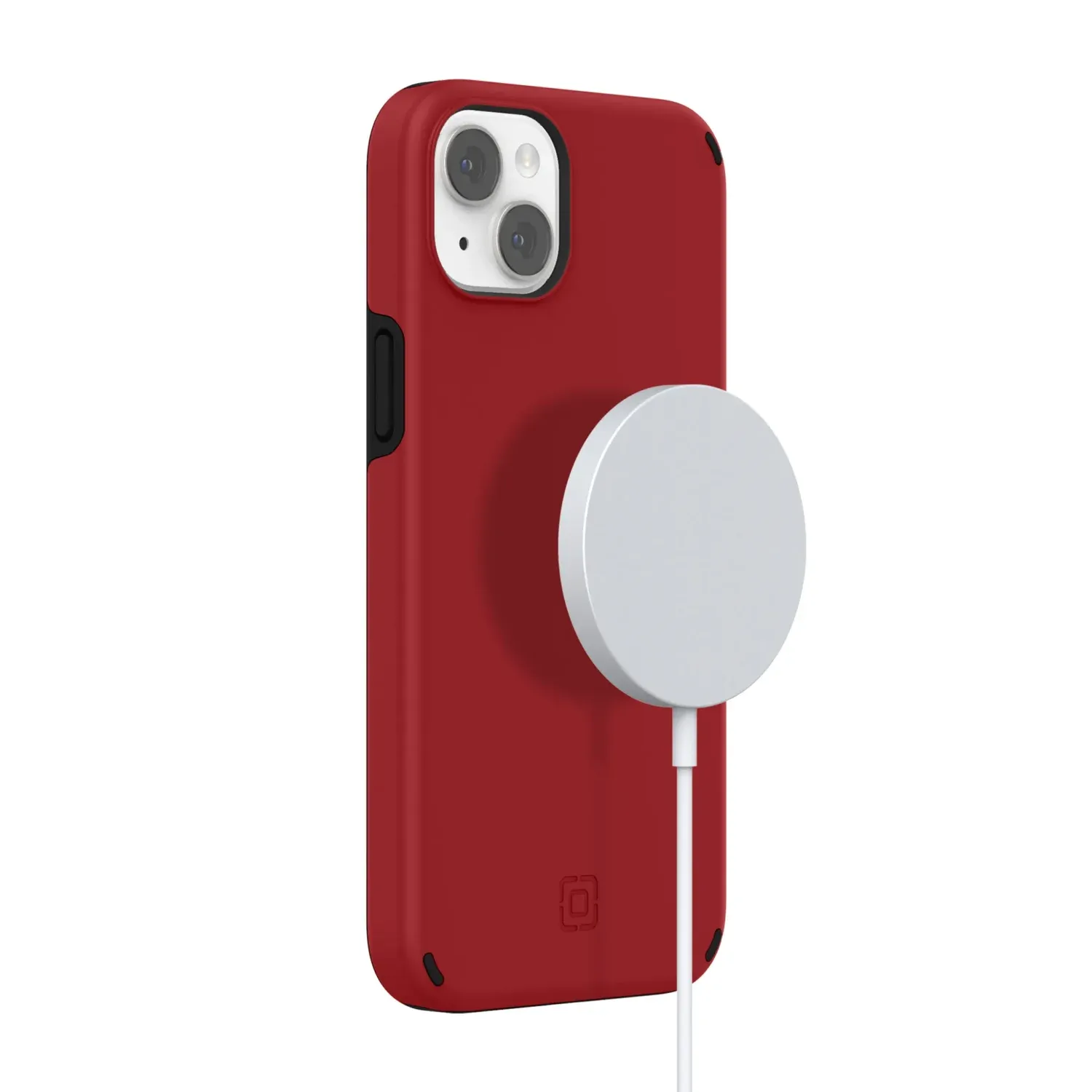 Incipio iPhone 14 Duo for MagSafe, Scarlet Red/Black