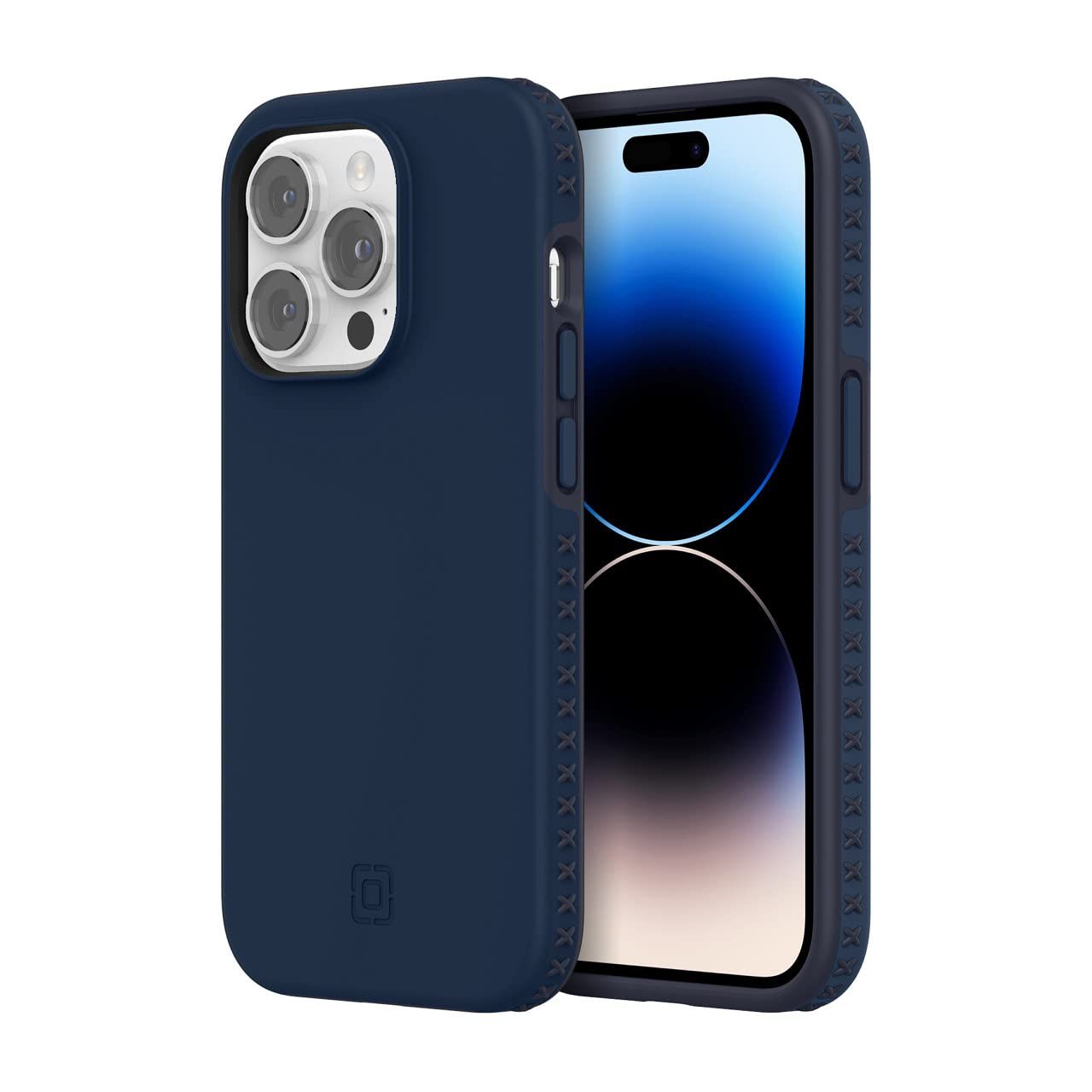 Incipio iPhone 14 Pro Grip, Midnight Navy/Inkwell Blue