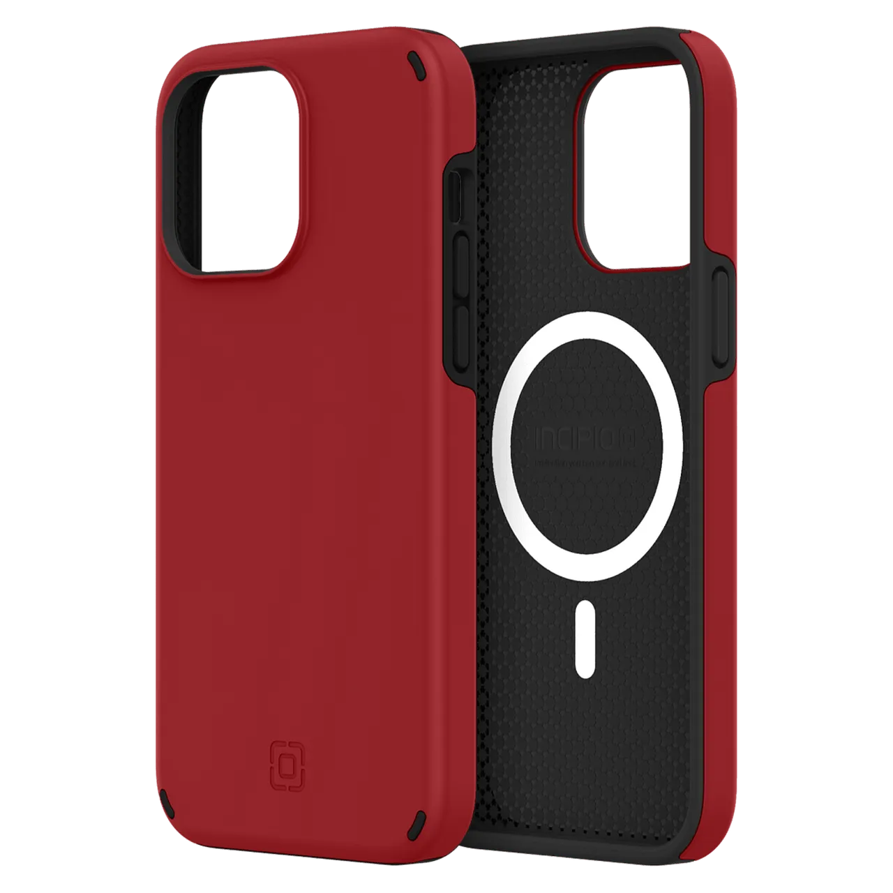 Incipio iPhone 14 Pro Grip, Scarlet Red/Winery