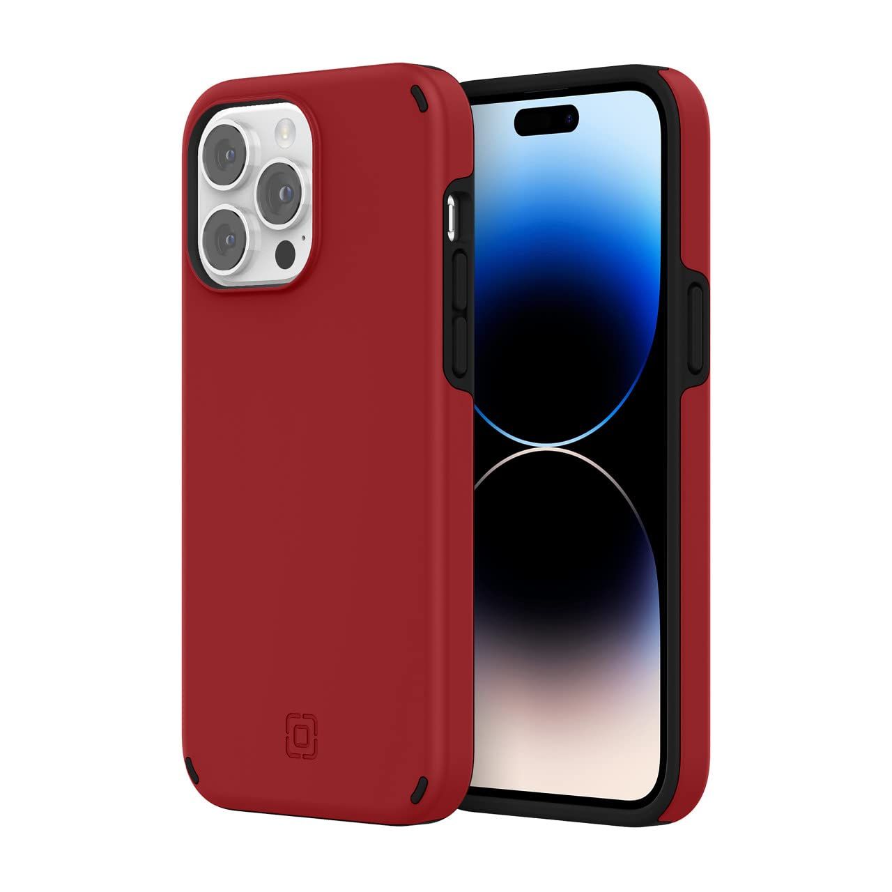 Incipio iPhone 14 Pro Grip, Scarlet Red/Winery