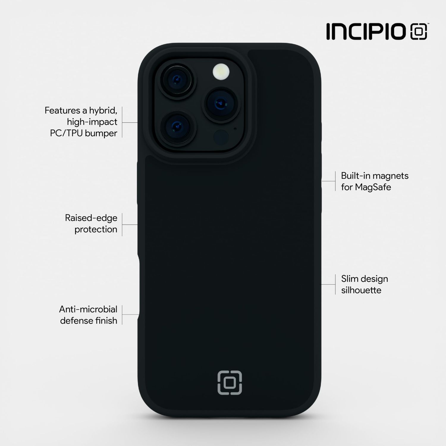 Incipio iPhone 16 Pro Max Velocity MagSafe, Black