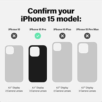 Incipio iPhone 15 Pro Grip Case, Black/Clear