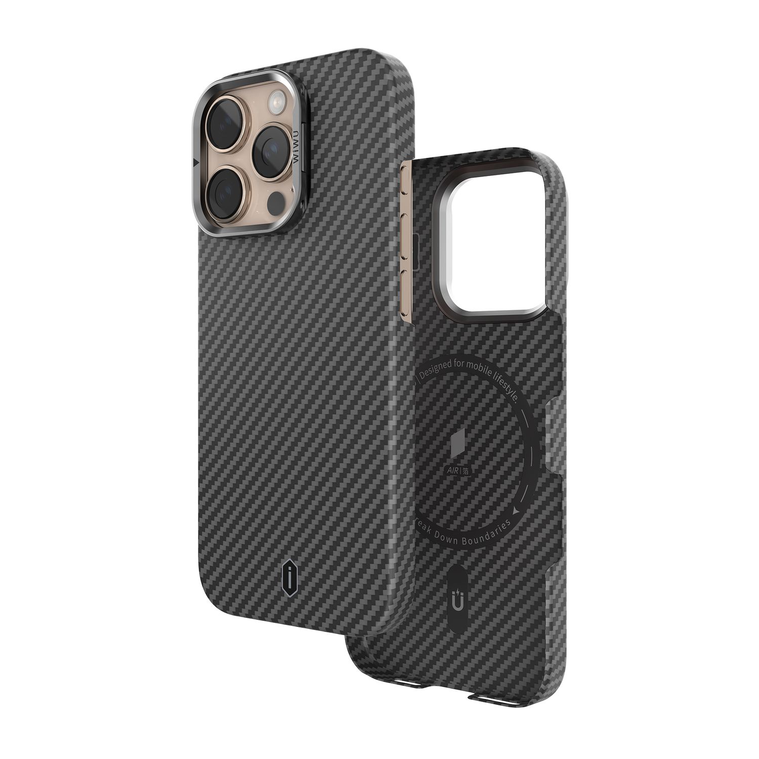 WiWU iPhone 16 Pro Max Aramid Air, Black