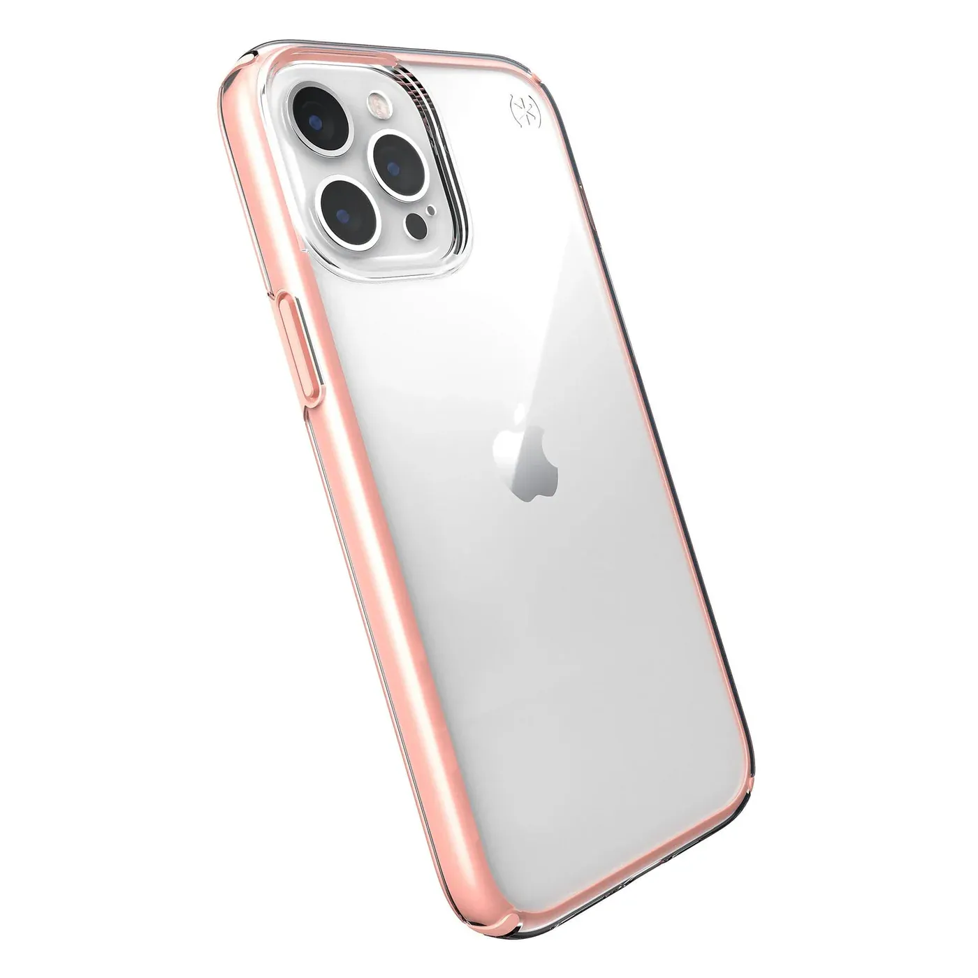 Speck iPhone 12 Pro Max  Presidio Perfect-Clear Geo, Clear/Rosy Pink