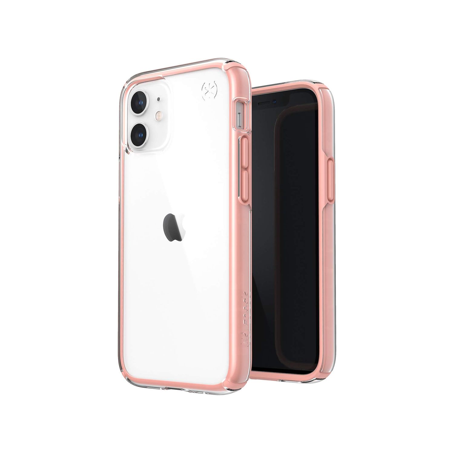Speck iPhone 12 mini Presidio Perfect-Clear Geo, Clear/Rosy Pink