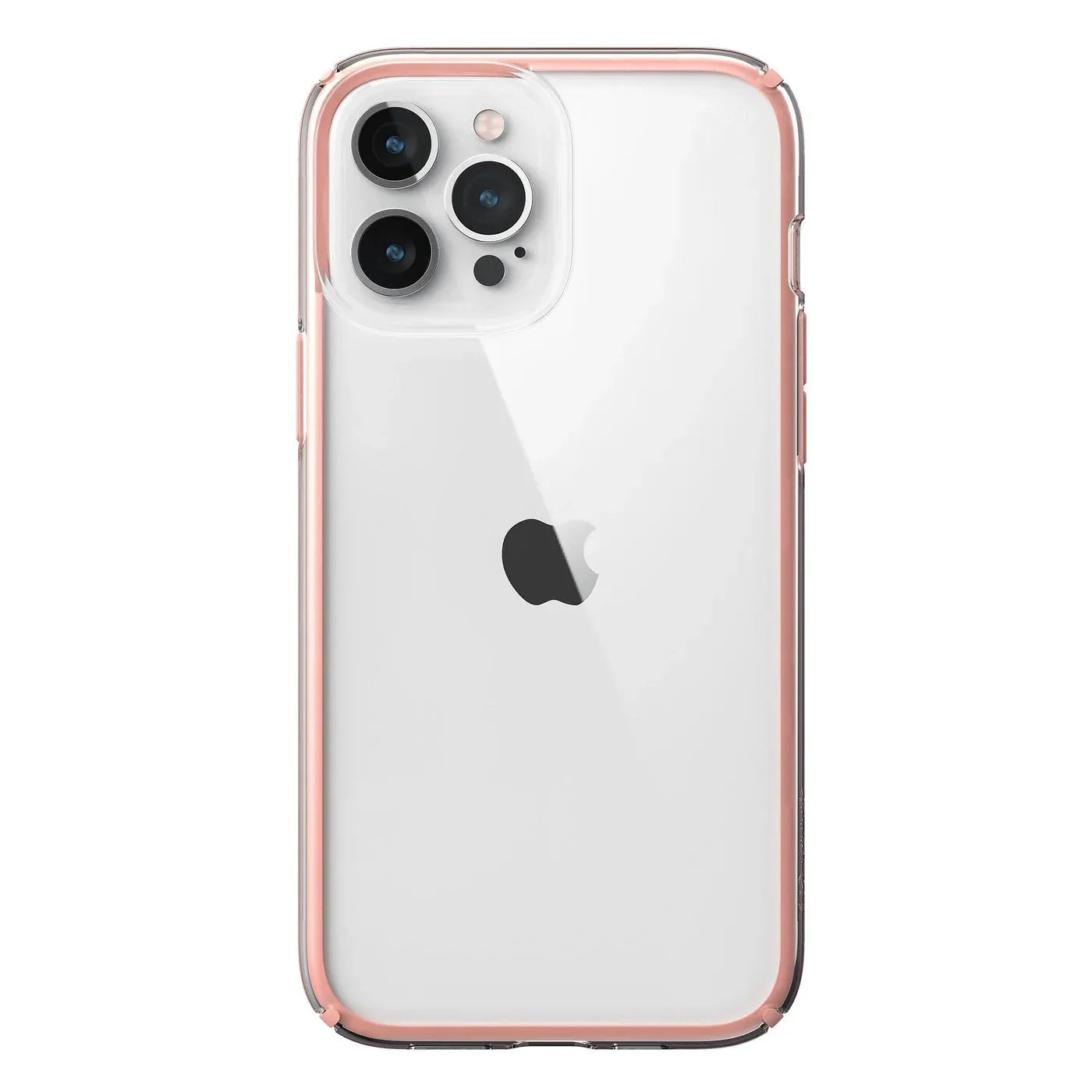 Speck iPhone 12 Pro Max  Presidio Perfect-Clear Geo, Clear/Rosy Pink