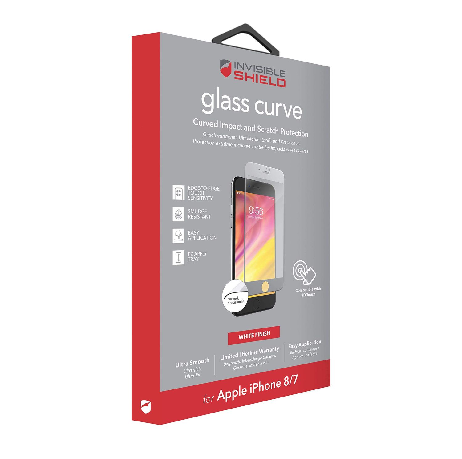 ZAGG InvisibleShield iPhone 8 4.7&quot; Glass Curve, Scr