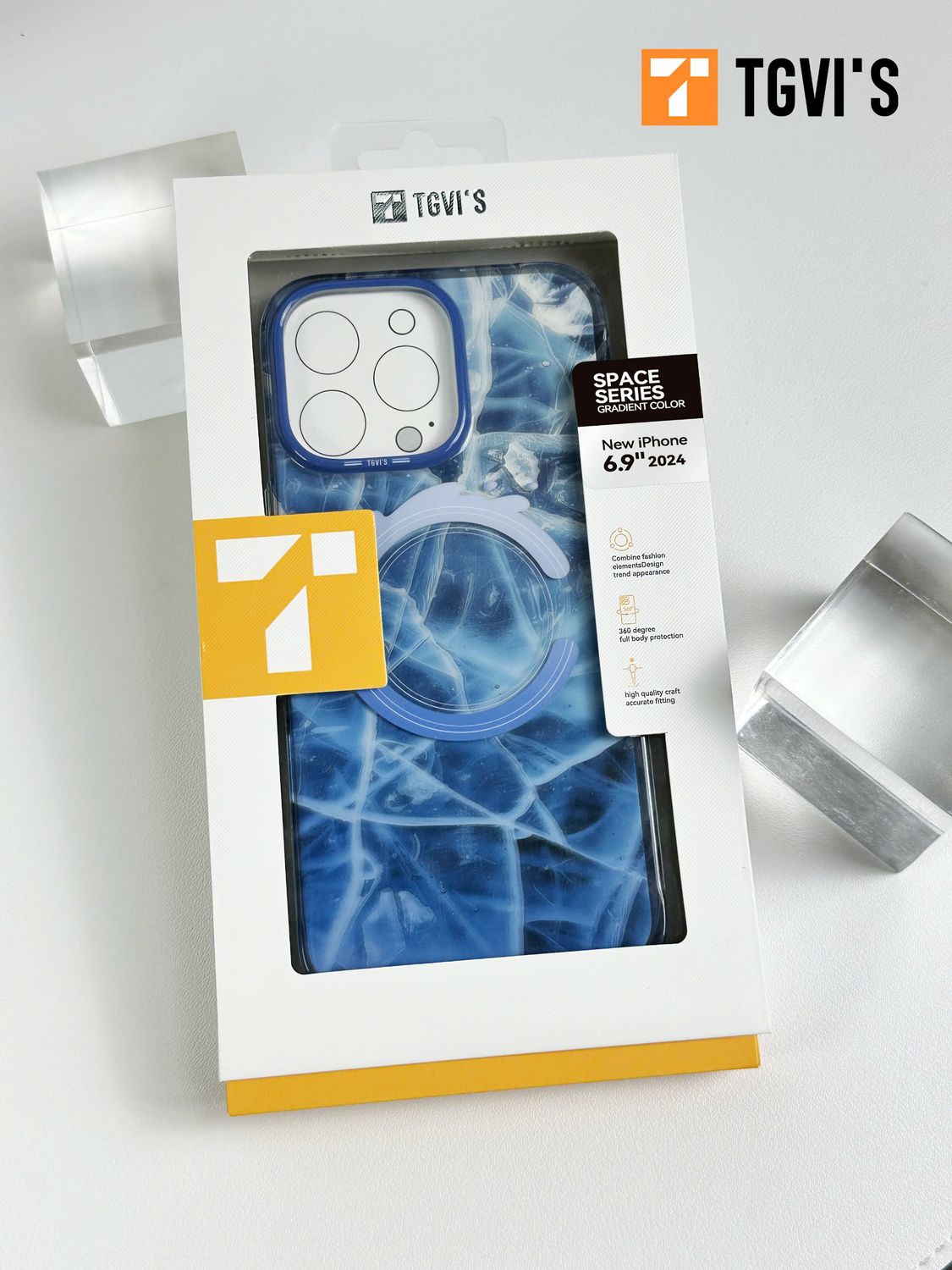 TGVIS iPhone 16 Plus Space, Blue