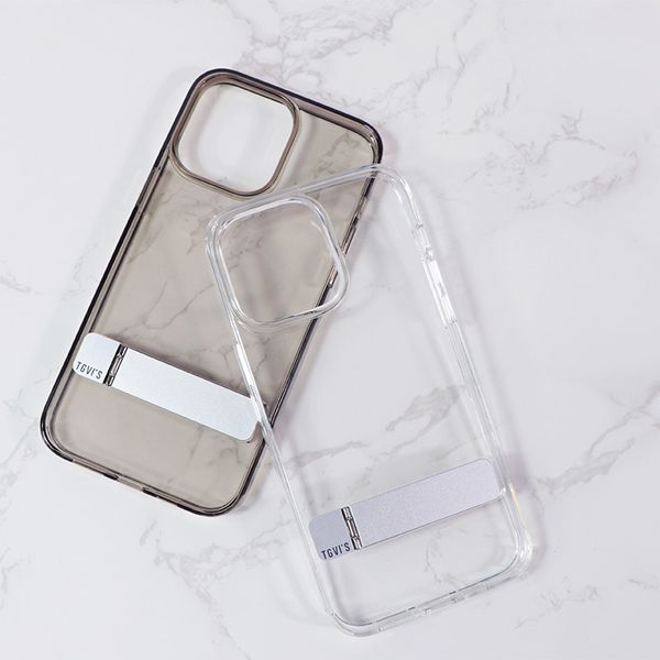 TGViS iPhone 14 Pro Stand Series, Transparent
