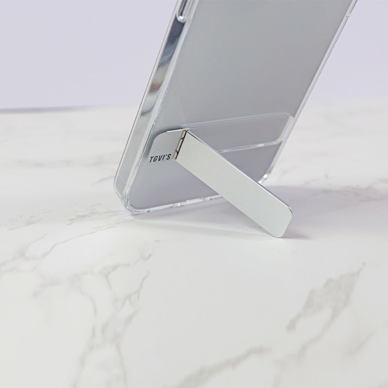 TGViS iPhone 14 Pro Stand Series, Transparent