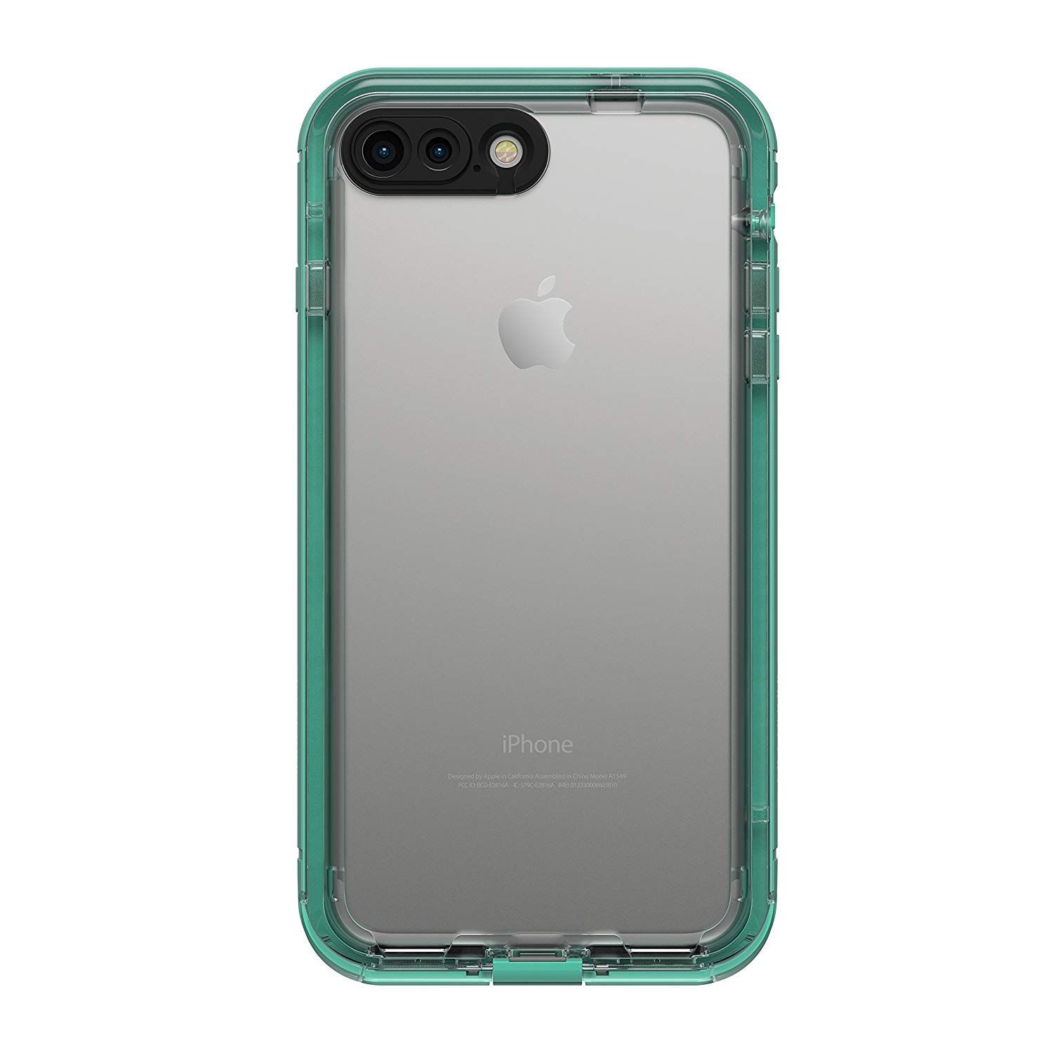 LifeProof iPhone 7 Plus Nuud Case, Mermaid (Teal/Clear) (77-54308)